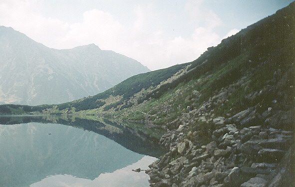 A mountain's mirror