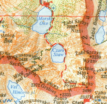 A map of Tatra